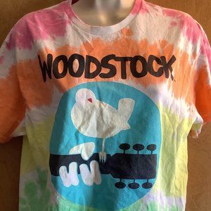 EUC Liquid Blue "Woodstock" Graphic T-Shirt  Size:  Medium